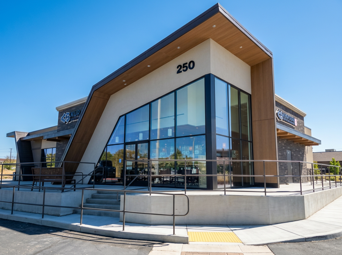 Kura Sushi commercial exterior project
